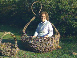 Ruth Duncan in Kudzu Basket