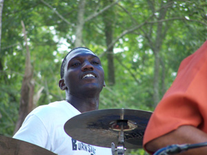 Cedric Burnside with Bobby Rush